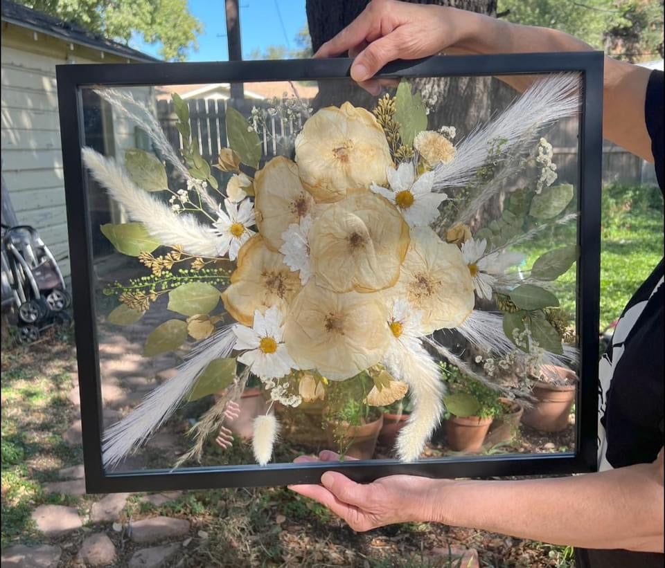 Custom Pressed floral preservation frame