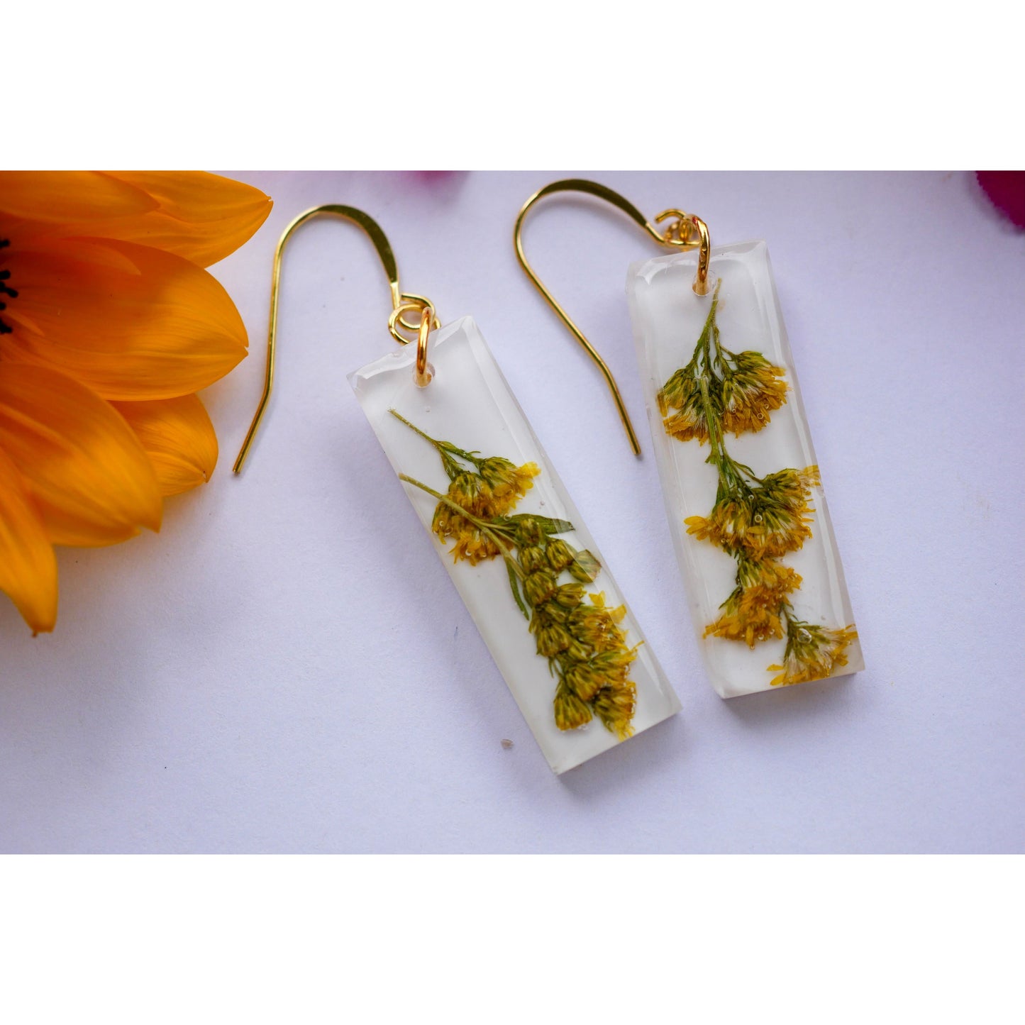 Goldenrod earrings