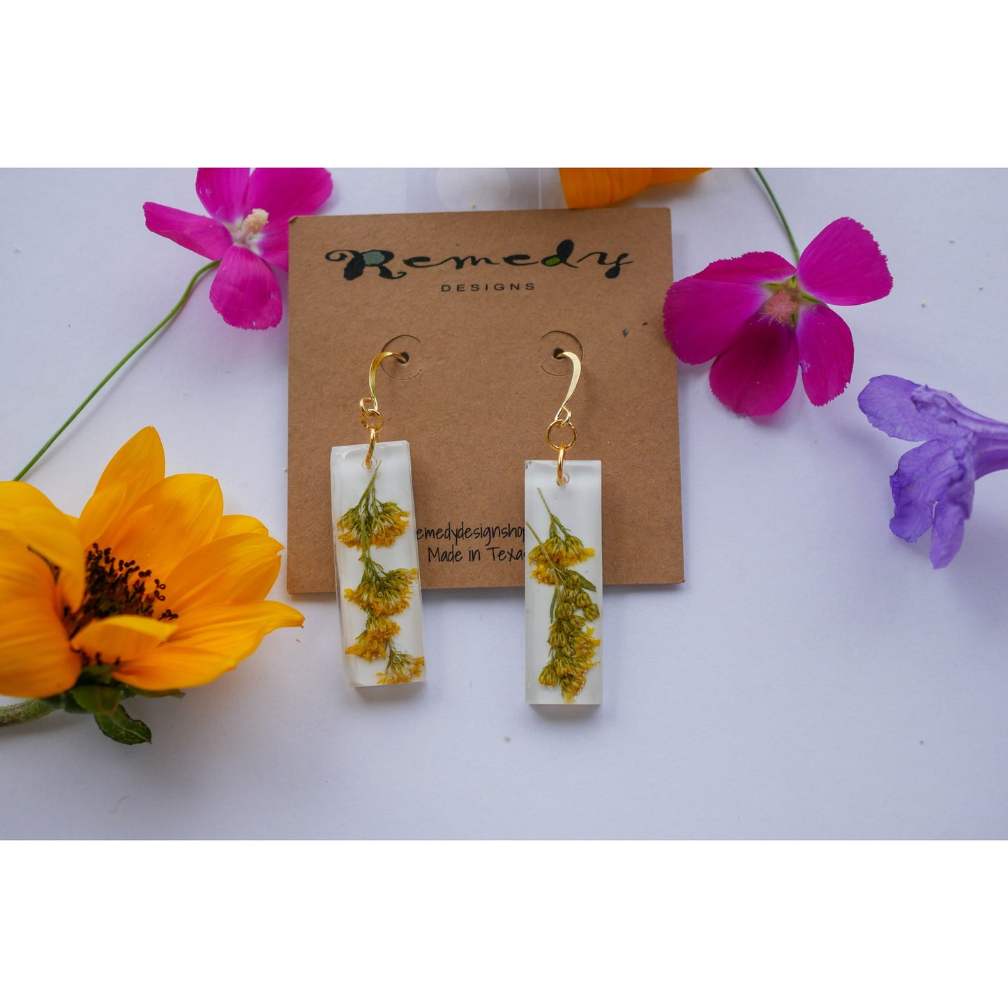 Goldenrod earrings