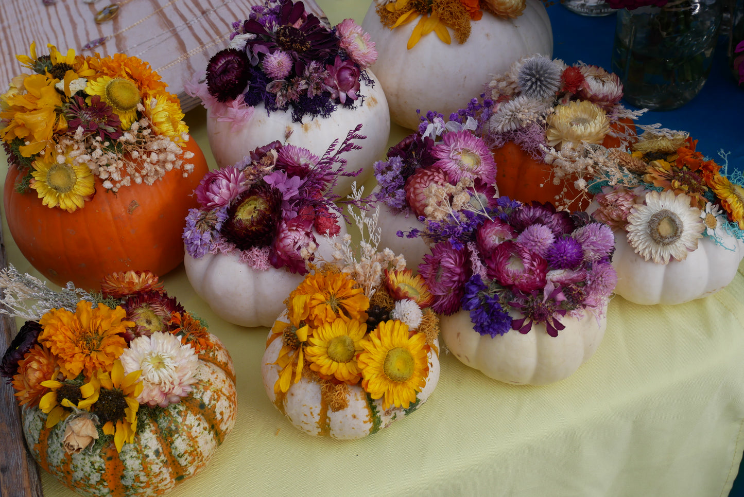 Floral Pumpkins