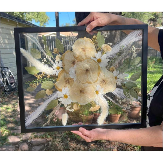 Custom Pressed floral preservation frame