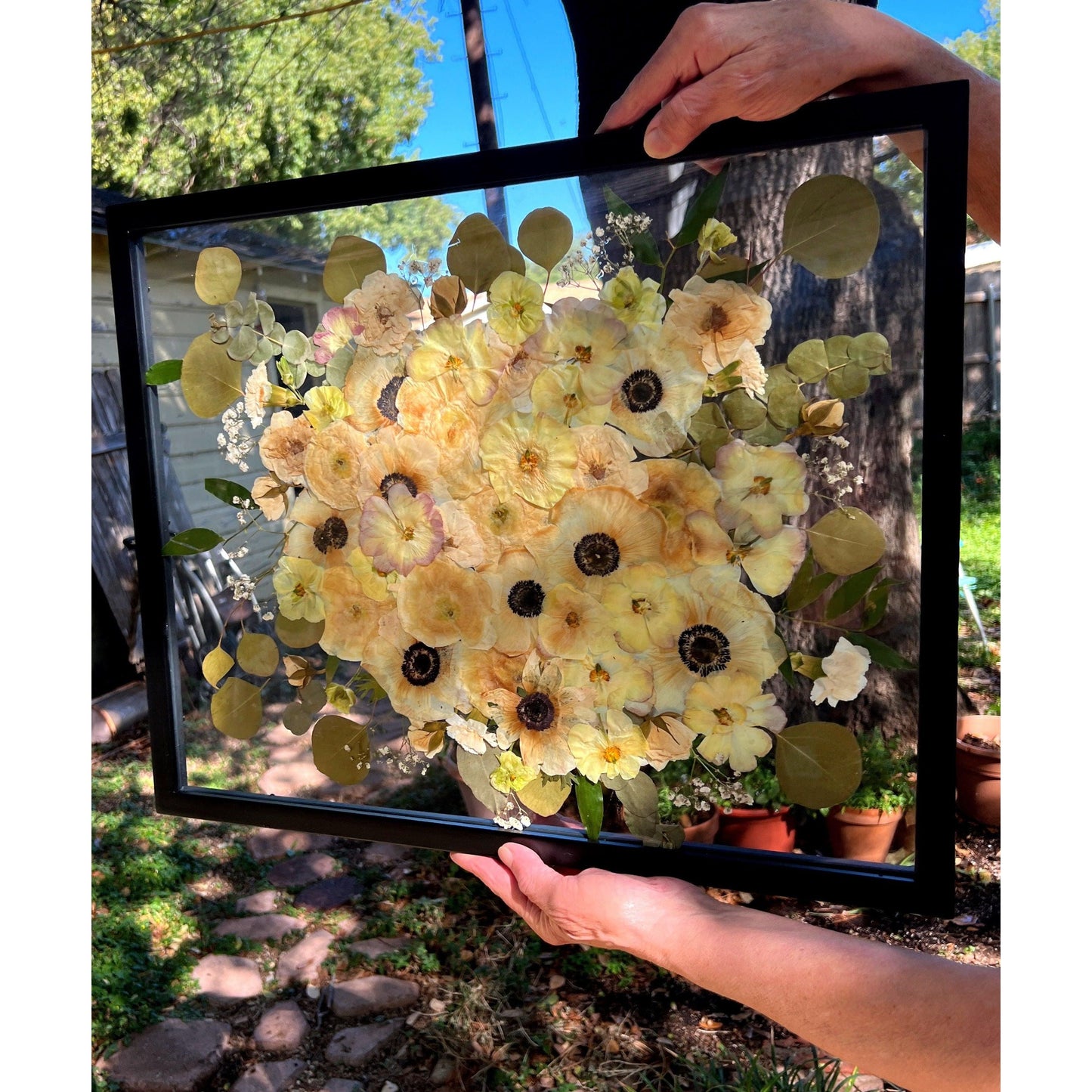 Custom Pressed floral preservation frame