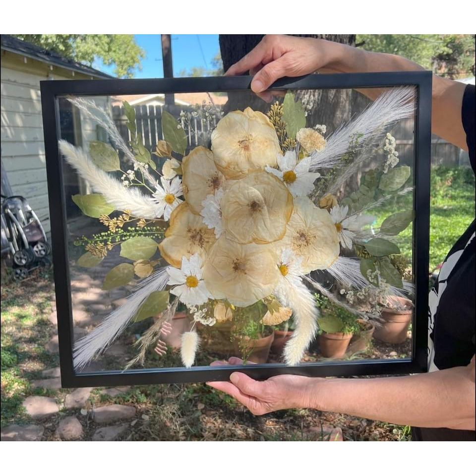 Custom Pressed floral preservation frame
