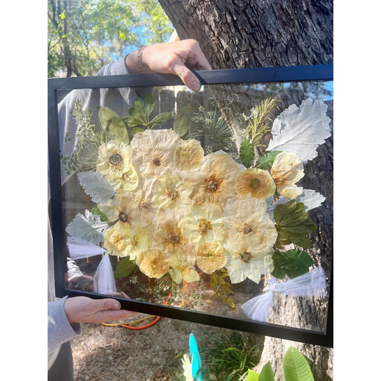 Custom Pressed floral preservation frame