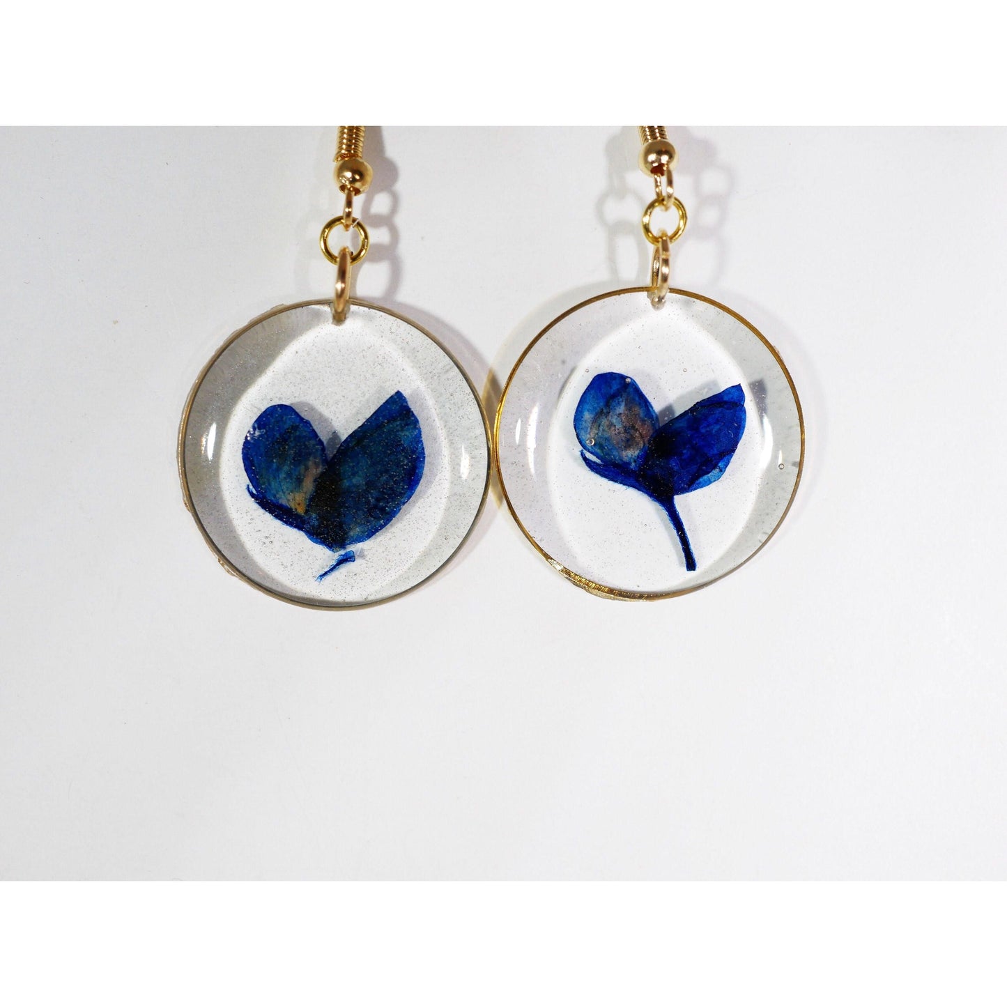 Texas Bluebonnet Petal Dangle Earrings