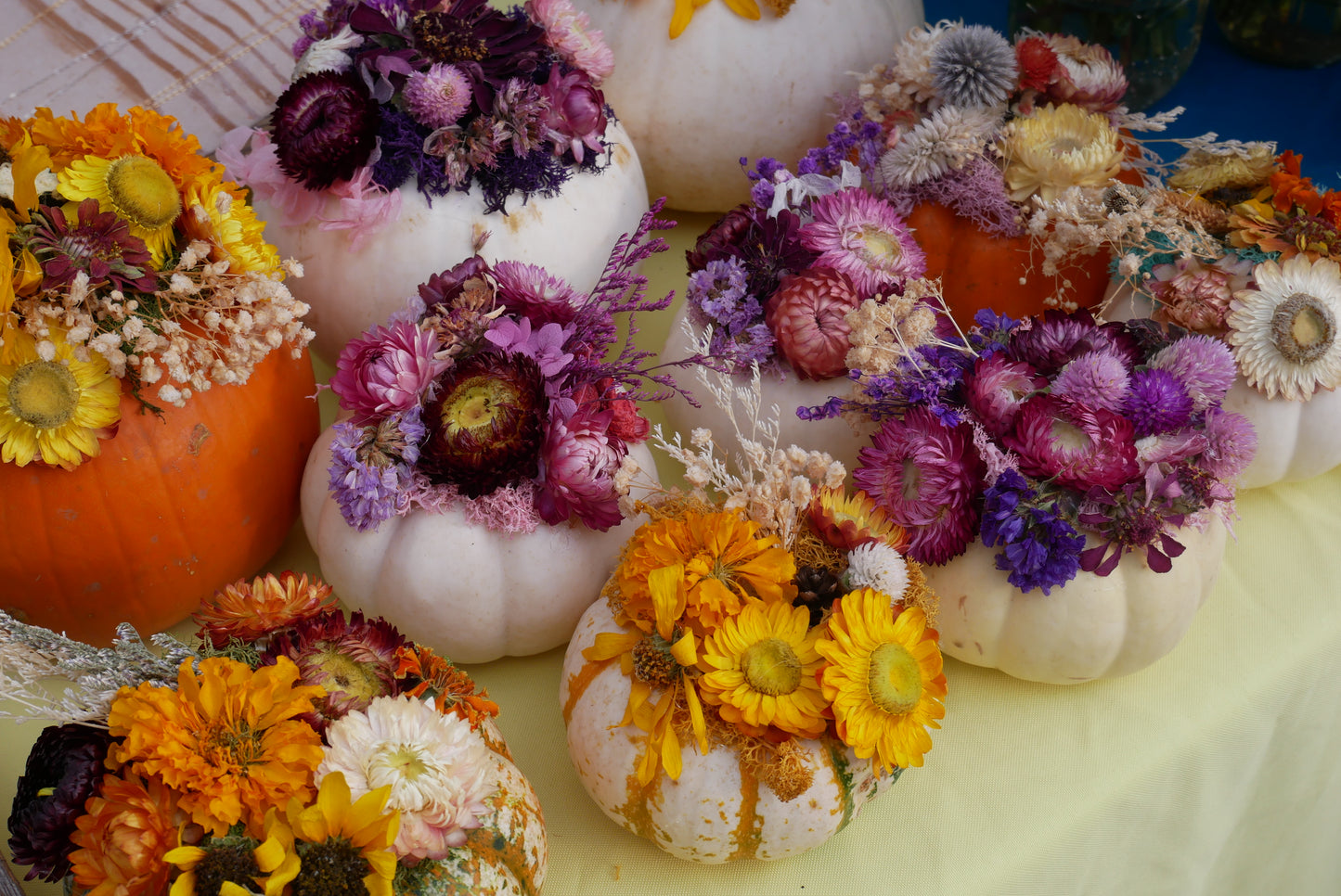 Floral Pumpkins