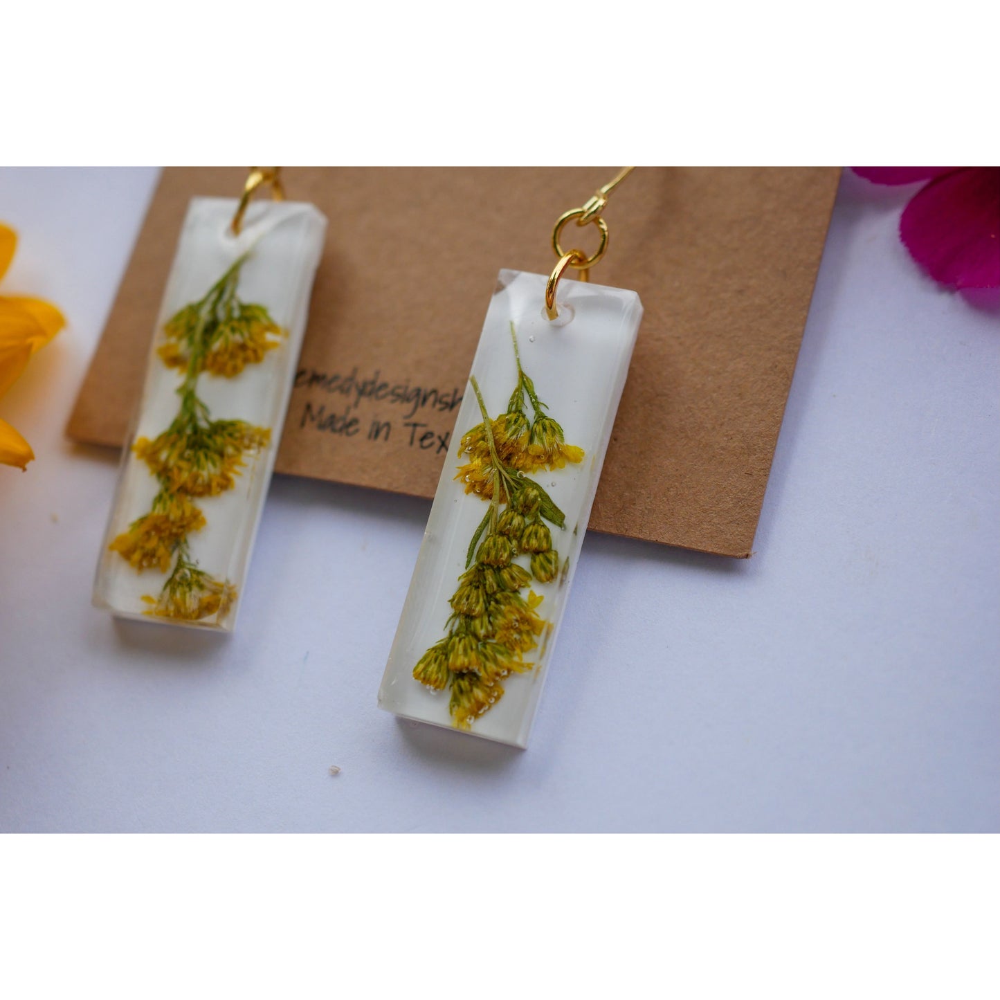 Goldenrod earrings