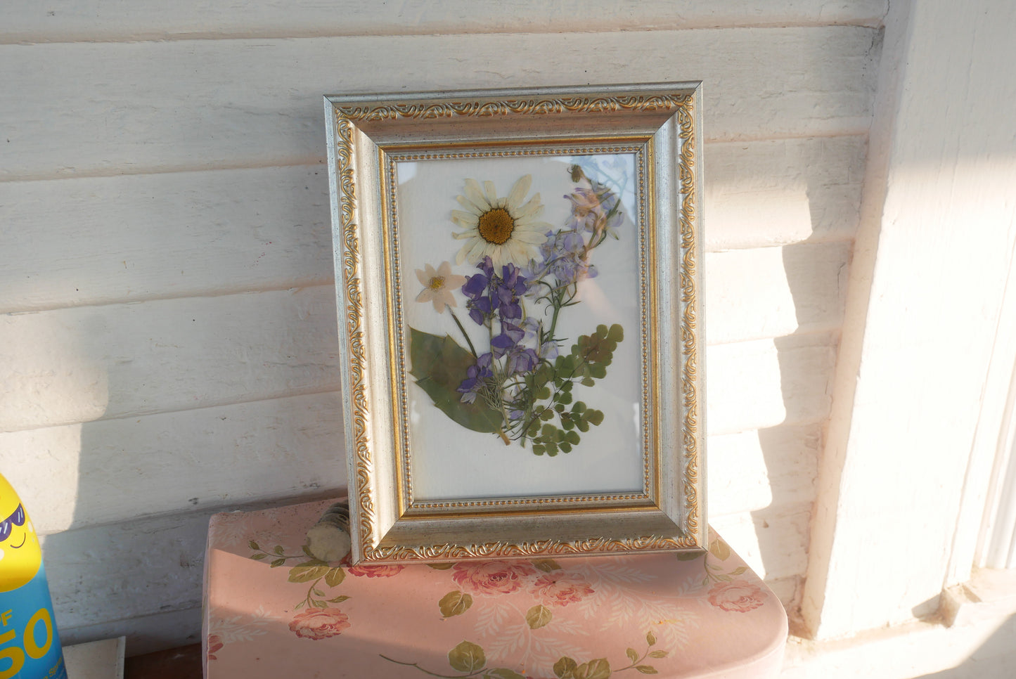 Birth flower family portrait