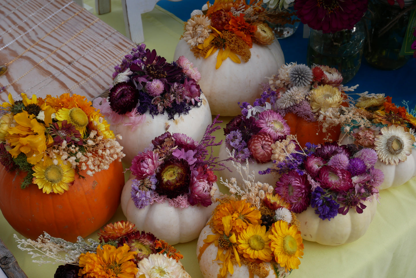 Floral Pumpkins