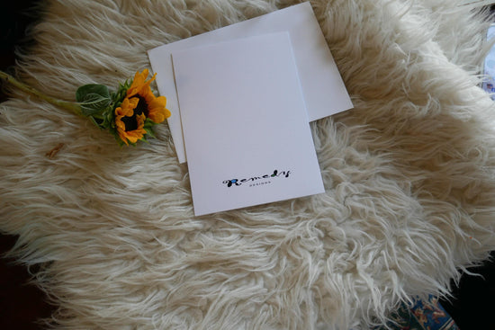 Pressed flower hedgehog print greeting card, pressed flower hedgehog, hedgehog card, blank whimsical greeting card