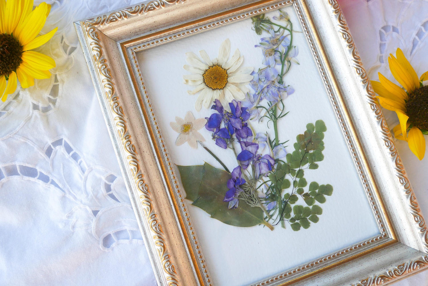 Birth Month Flower Art: Personalized Family Bouquet (Handmade Glass)