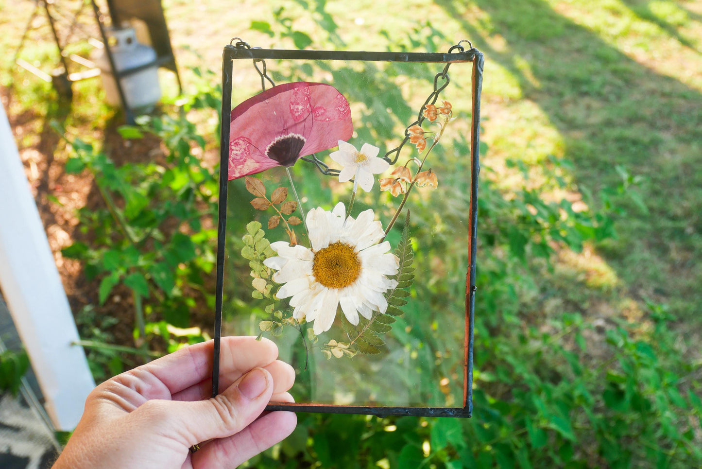Birth Month Flower Art: Personalized Family Bouquet (Handmade Glass)