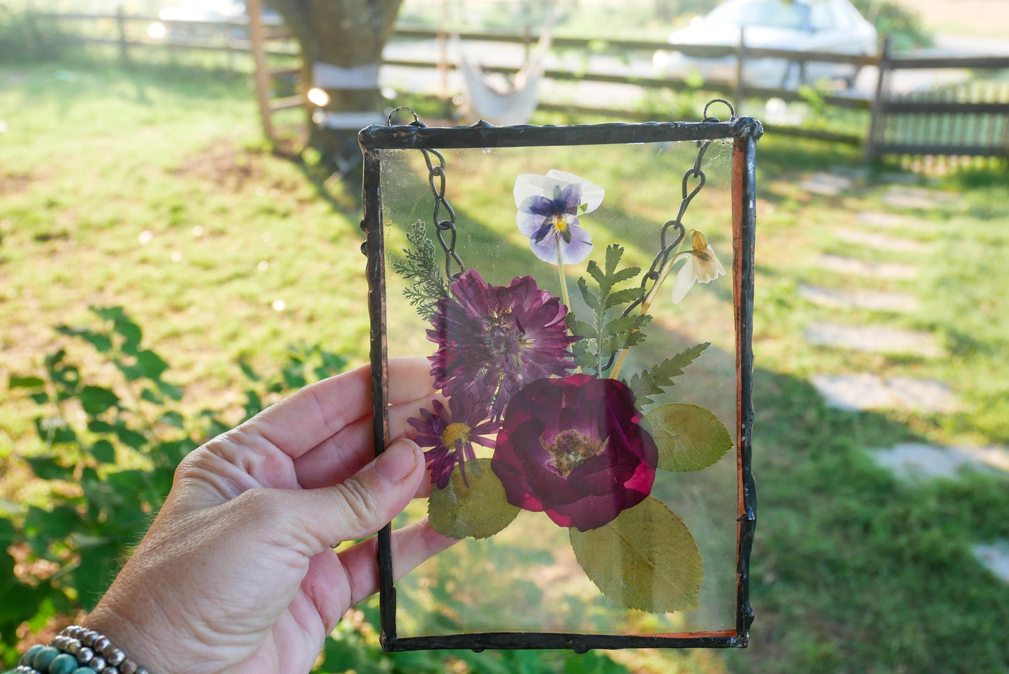 Birth Month Flower Art: Personalized Family Bouquet (Handmade Glass)