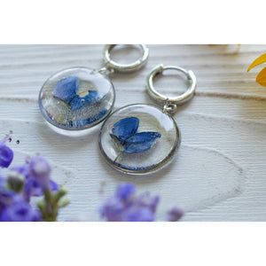 Bluebonnet petal hoops