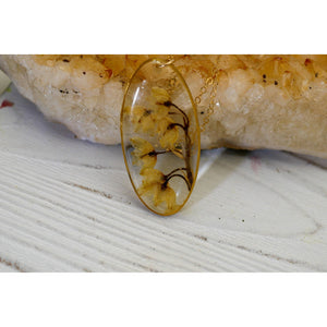 Lily of the valley necklace- May birthflower necklace