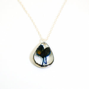 Texas Bluebonnet drop necklace