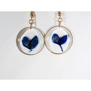 Texas Bluebonnet Petal Dangle Earrings