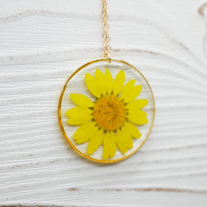 Yellow Daisy necklace