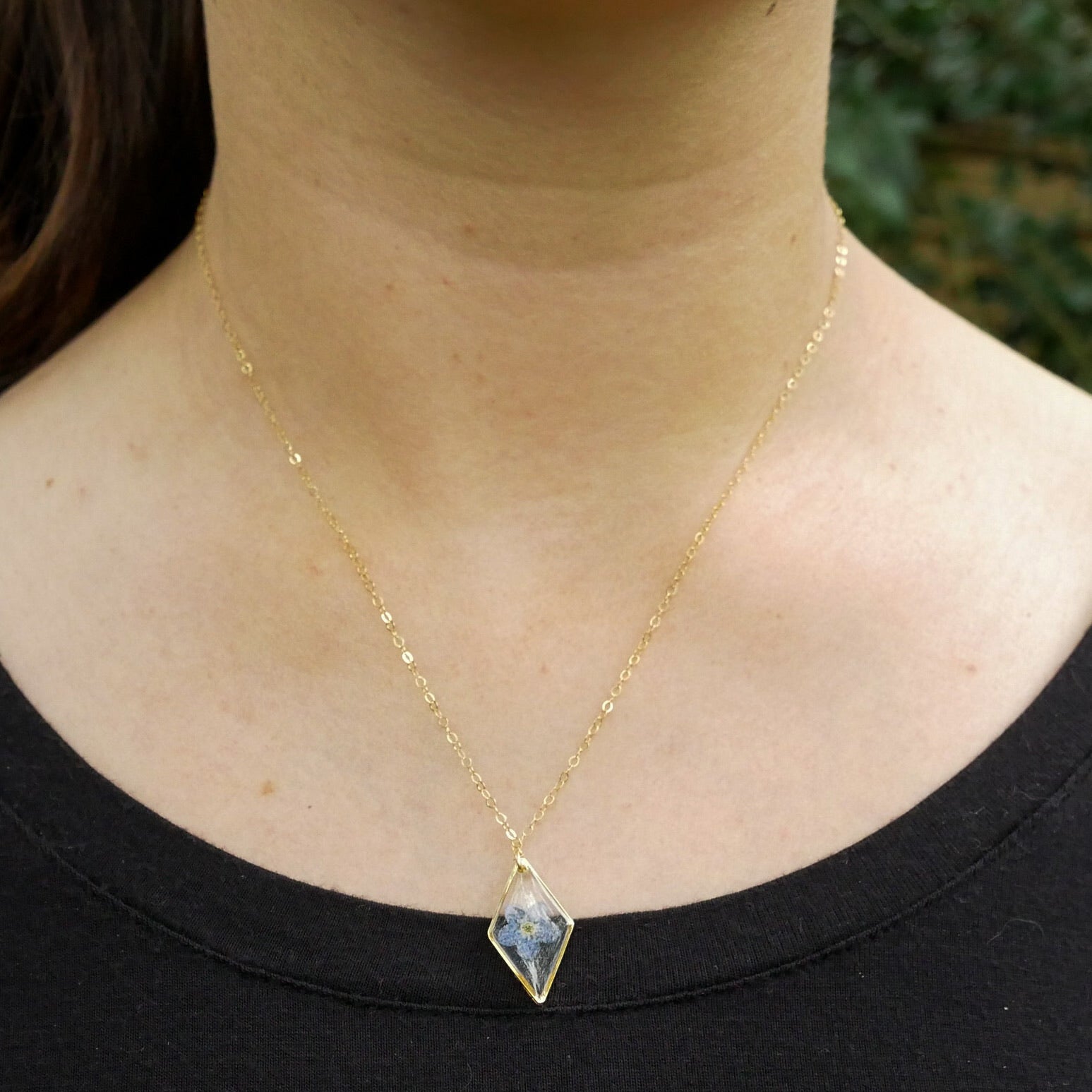 Forget me not Diamond necklace