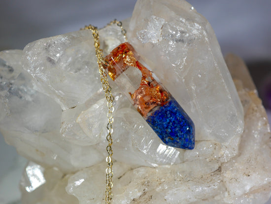 Lapis crystal point
