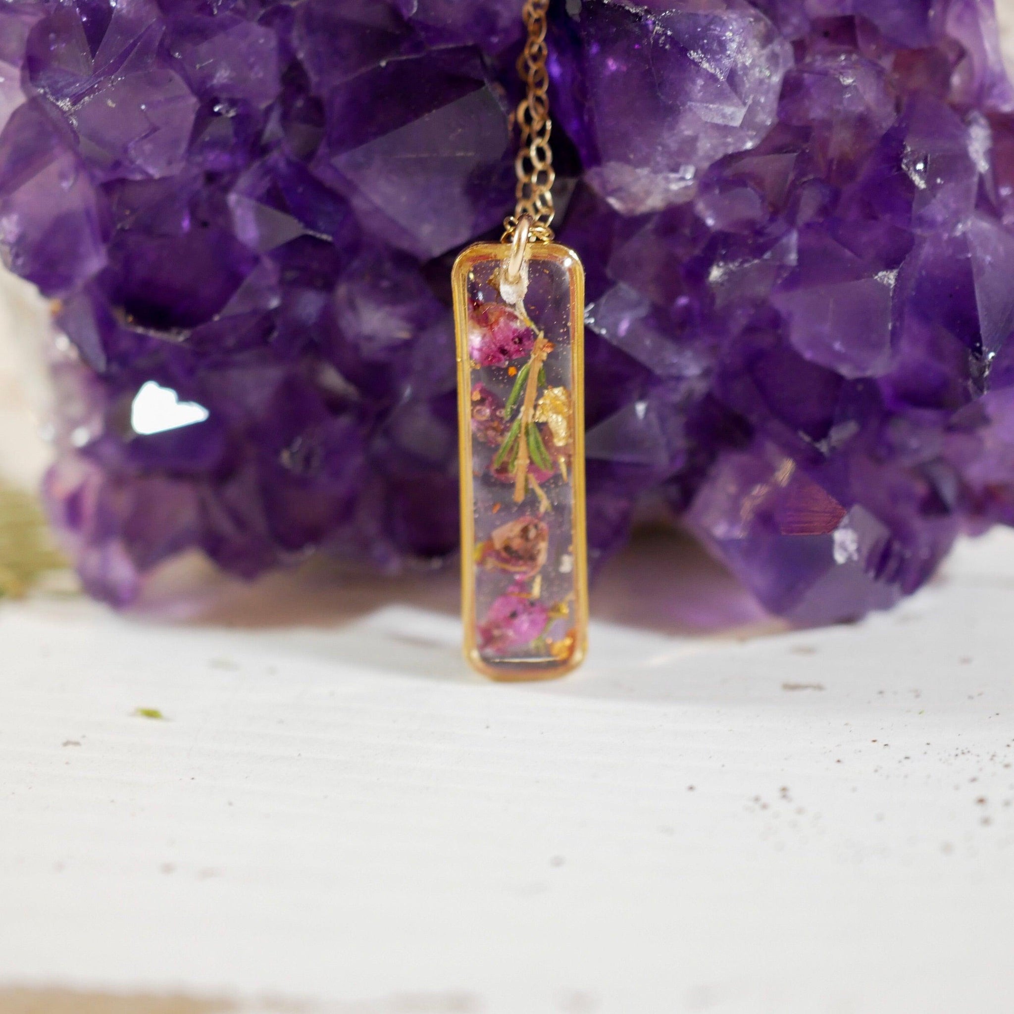 Heather Vertical Bar necklace